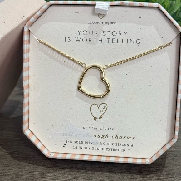 Gold Heart Necklace - Picture 1 of 1